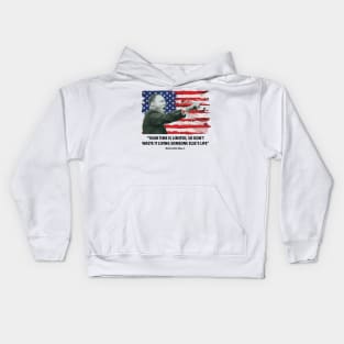 Martin Luther King Jr. - Time is limited Kids Hoodie